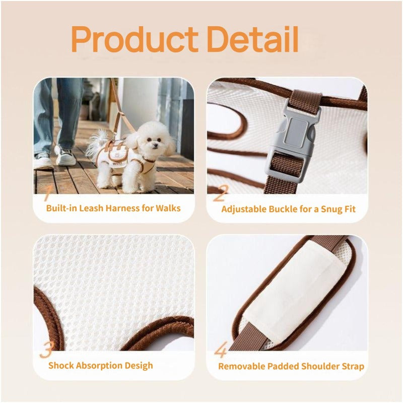 EasyGo Crossbody Pet Carrier Harness