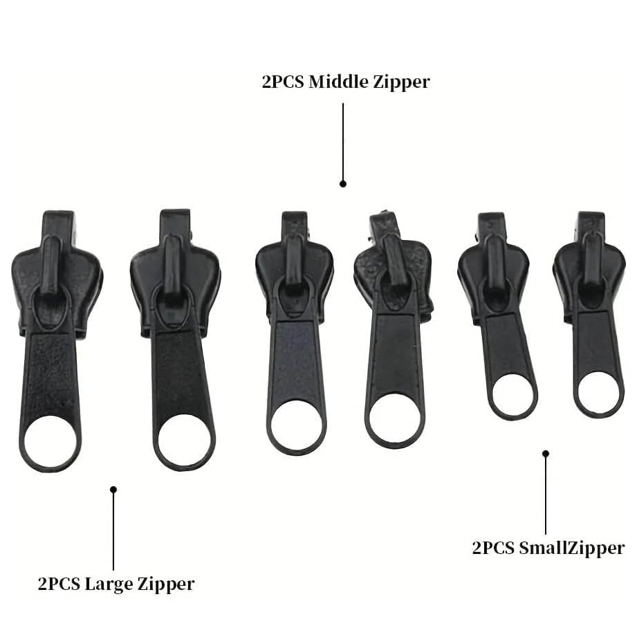 🎁FIX ZIP PULLER | 6 Sizes  – Fits All Zipper Types
