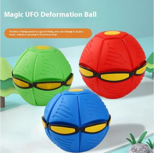 Transforming Saucer-Ball Toy