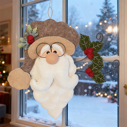 Jolly Felt Santa Ornament Kit