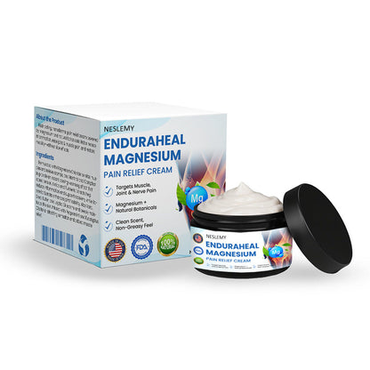 NESLEMY EnduraHeal Magnesium Pain Relief Cream (Treats Arthritis, Neuropathy, Rheumatism, Sports Injuries & More)
