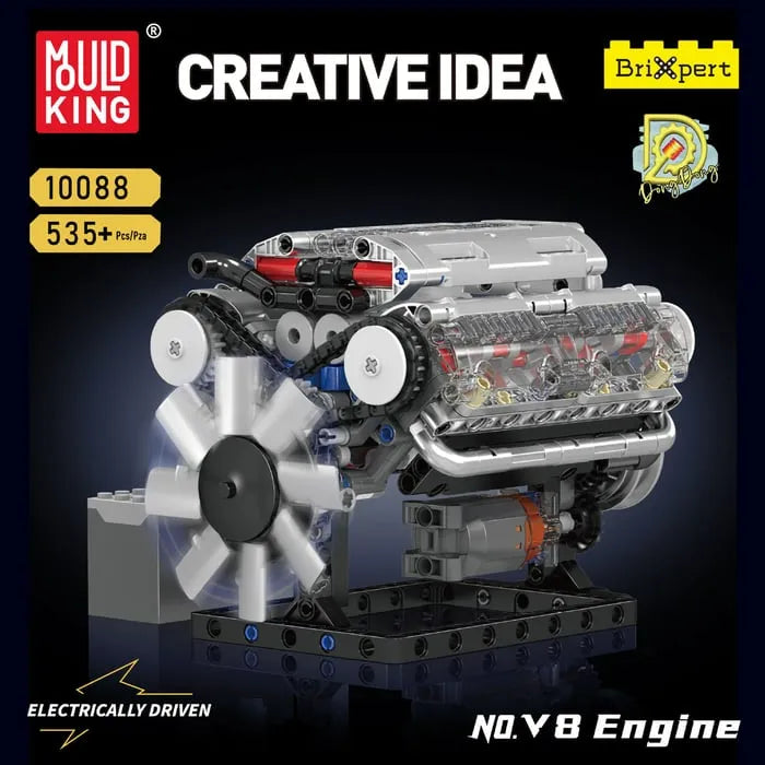 LIMITED EDITION 🚗Teching V8 Car Engine Model Kit