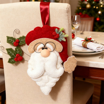 Jolly Felt Santa Ornament Kit