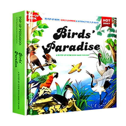 ✨【Kids' Interactive Animal-Themed 3D Pop-Up Books】✨