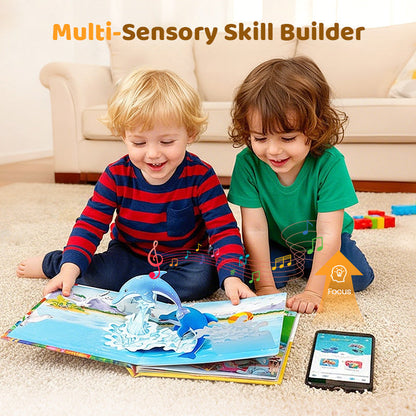 ✨【Kids' Interactive Animal-Themed 3D Pop-Up Books】✨