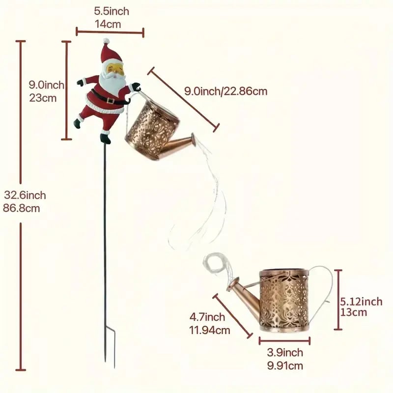 Santa Solar Kettle Lights