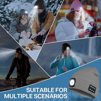 🎄Christmas Hot Sale 49% OFF-LED Bluetooth Beanie