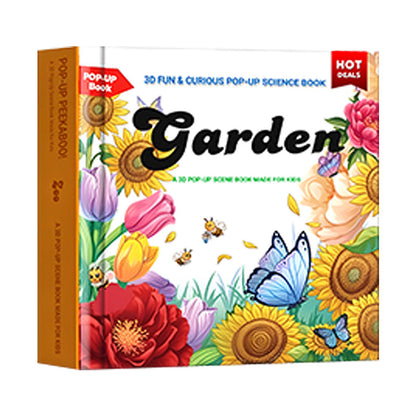 ✨【Kids' Interactive Animal-Themed 3D Pop-Up Books】✨