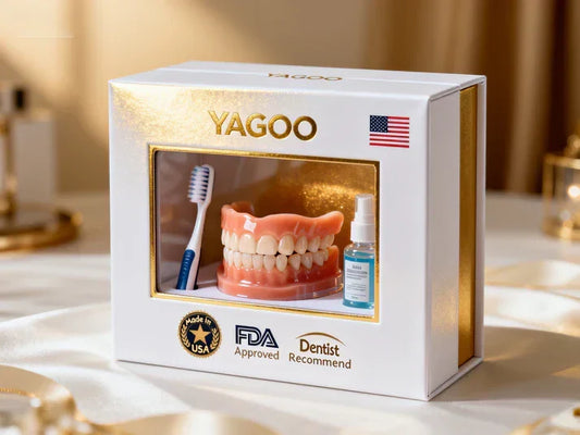 🦷 Yagoo™ Medical Full Dentures | Secure fit and no slippage, recreating the chewing experience of natural teeth!