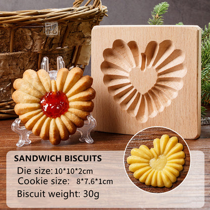 🎁EARLY CHRISTMAS SALE- 56% OFF🎁WOOD PATTERNED COOKIE CUTTER - EMBOSSING MOLD FOR COOKIES