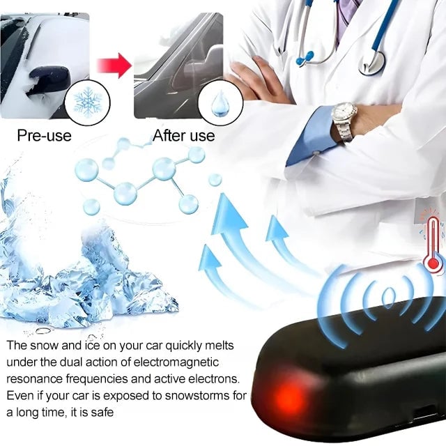 🏆10K+ SOLD LAST WEEK! - ❄️2025 Electromagnetic Wave Anti Freezing And Snow Removal Device