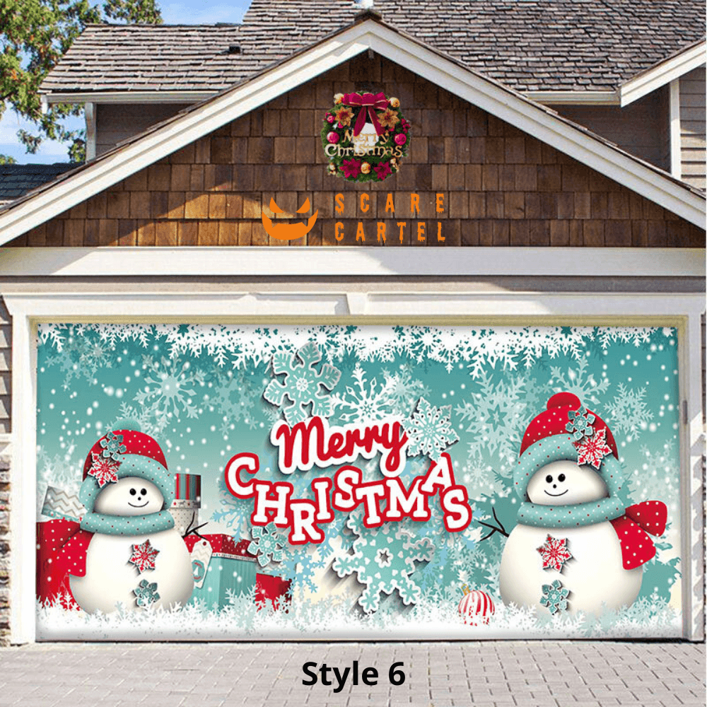Christmas Garage Door Decoration