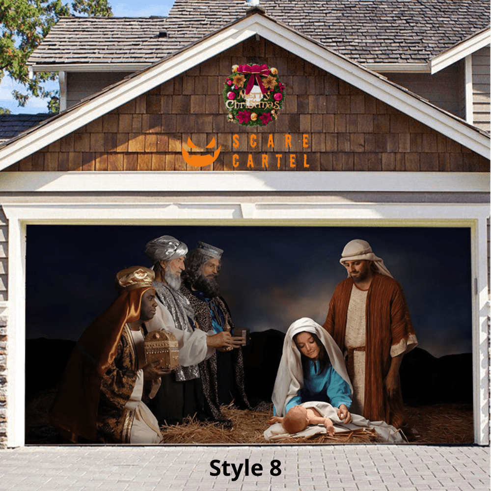 Christmas Garage Door Decoration