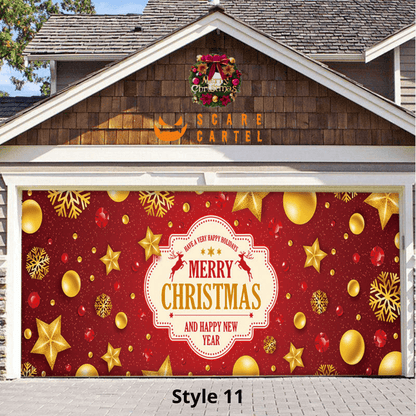 Christmas Garage Door Decoration