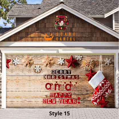 Christmas Garage Door Decoration