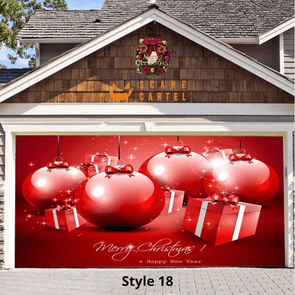 Christmas Garage Door Decoration