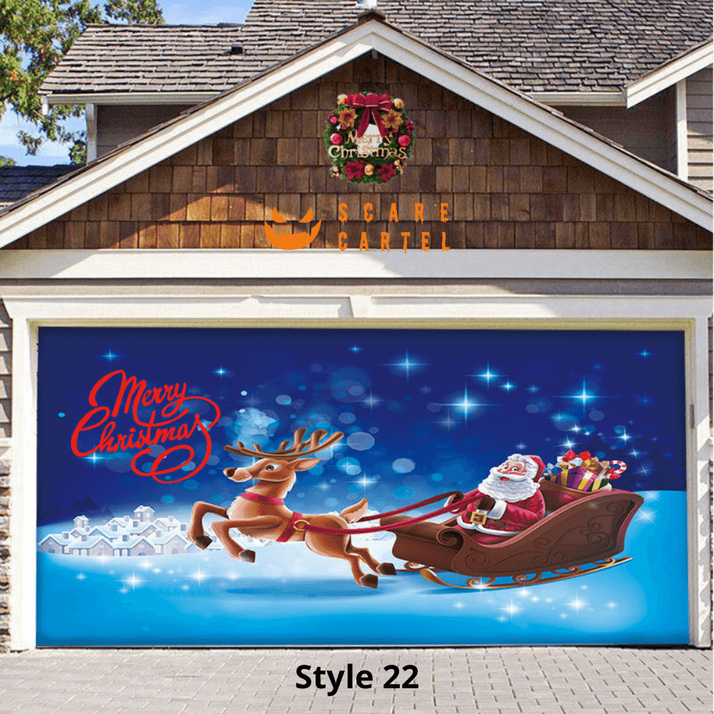 Christmas Garage Door Decoration