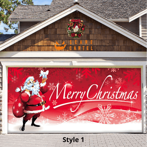 Christmas Garage Door Decoration
