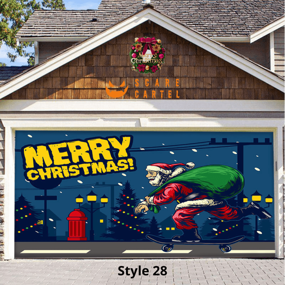 Christmas Garage Door Decoration