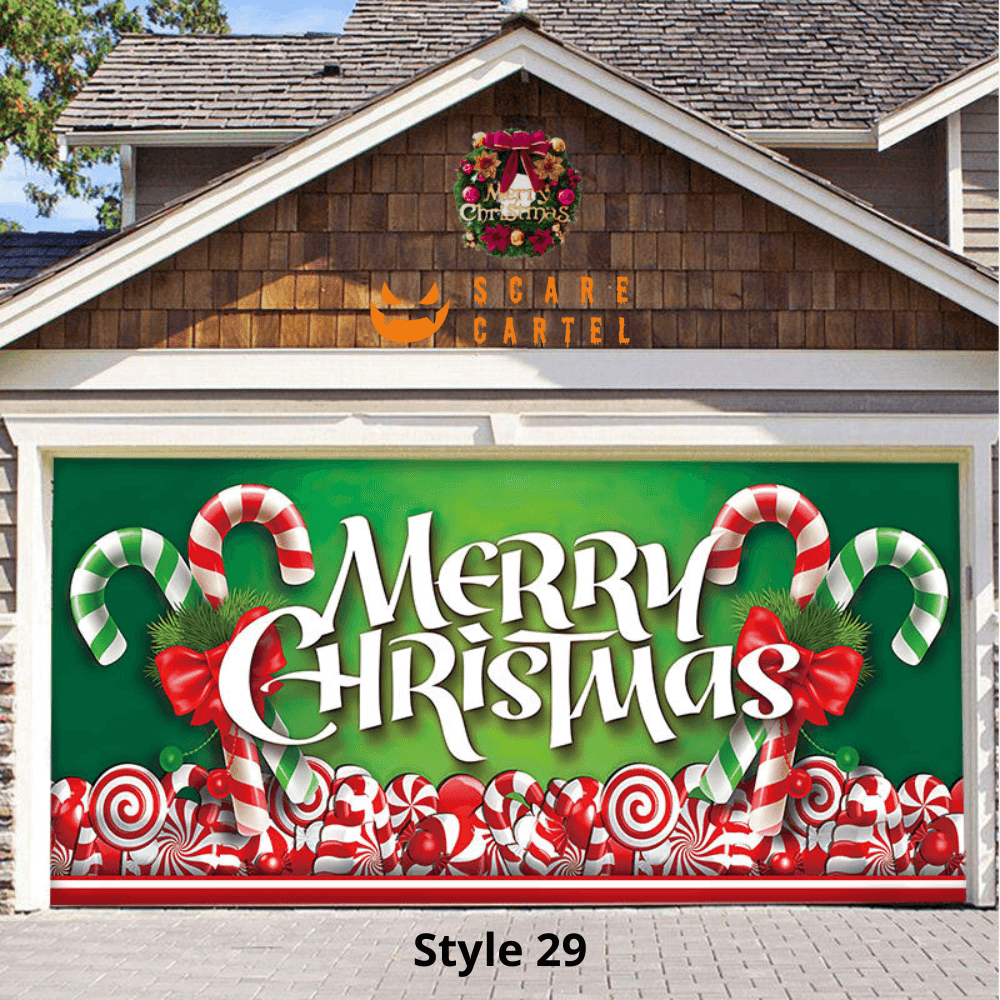 Christmas Garage Door Decoration