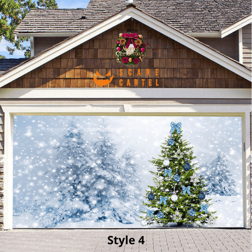 Christmas Garage Door Decoration