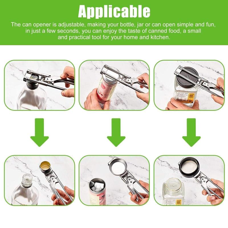 🔥Hot Sale (50% OFF)🔥Adjustable Stainless Steel Jar Opener