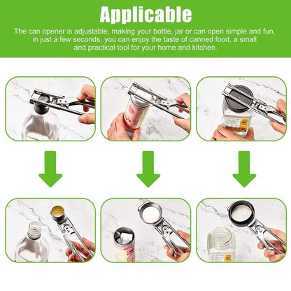 🔥Hot Sale (50% OFF)🔥Adjustable Stainless Steel Jar Opener
