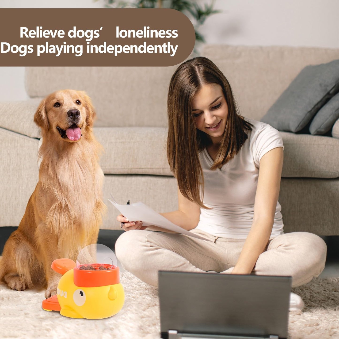 YoPoll Interactive Treat Dispenser DogToys