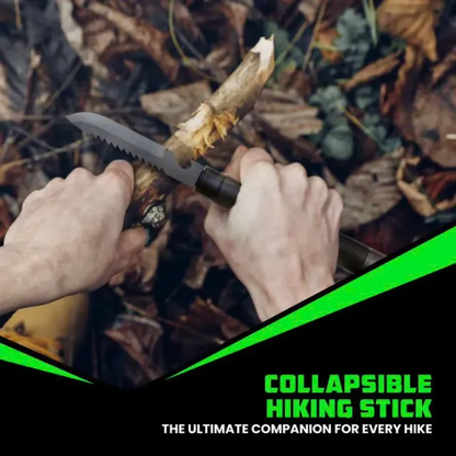 🎁 Limited Time🚶Tactical Hiking Stick w/ Integrated Survival Kit (Perfect Gift💙)