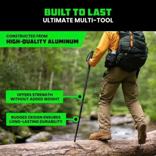 🎁 Limited Time🚶Tactical Hiking Stick w/ Integrated Survival Kit (Perfect Gift💙)