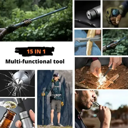 🎁 Limited Time🚶Tactical Hiking Stick w/ Integrated Survival Kit (Perfect Gift💙)
