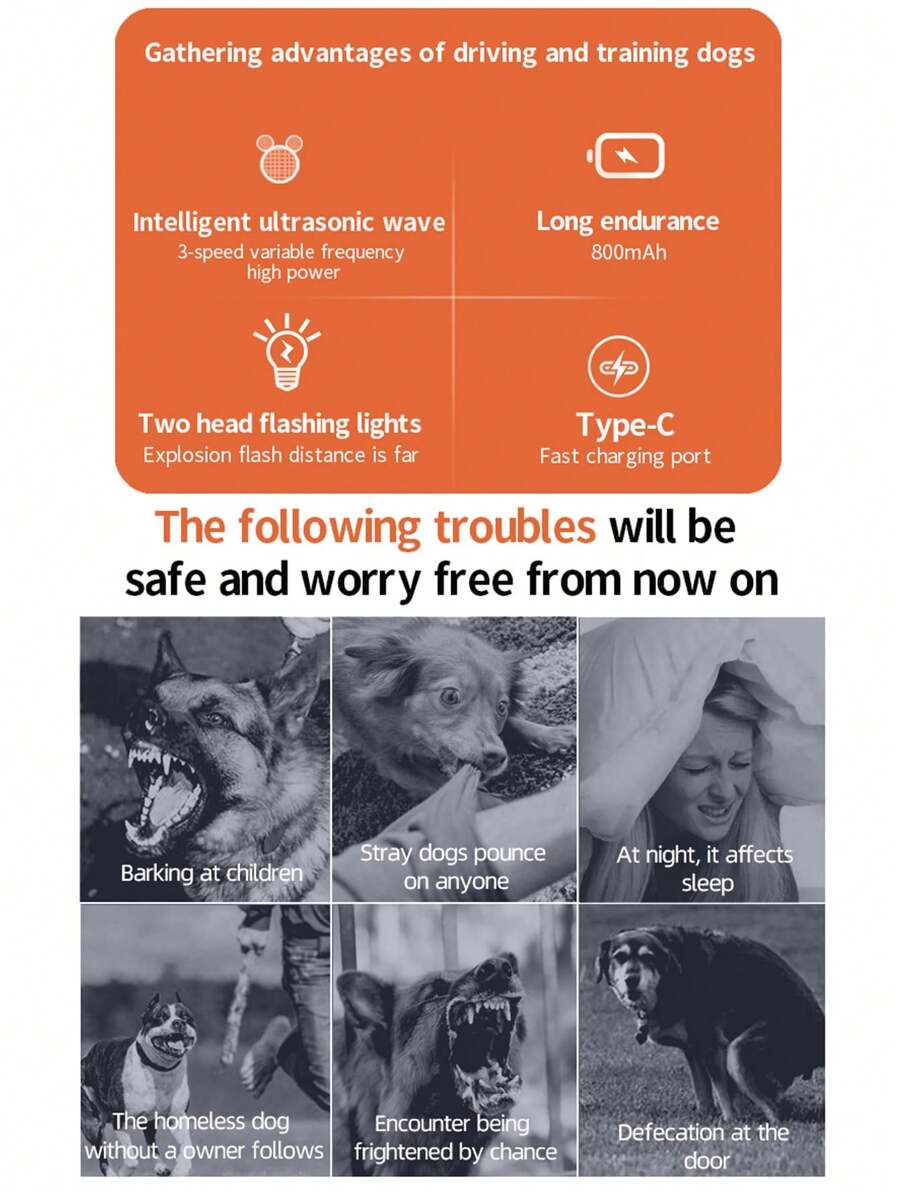 Wuyuosn Ultrasonic Pet Behavior Corrector