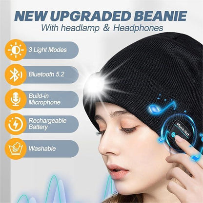 🎄Christmas Hot Sale 49% OFF-LED Bluetooth Beanie